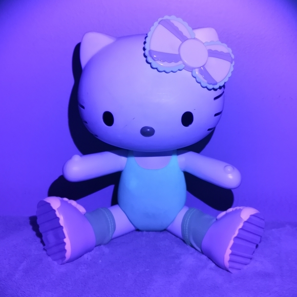 Set of Two Large Sanrio Hello Kitty Collectable Posable Arms & Legs Glow 80s 90s - Picture 8 of 9
